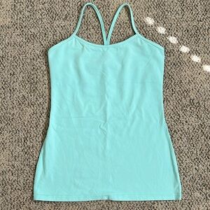 Lululemon Power Y Tank *Luon in Teal